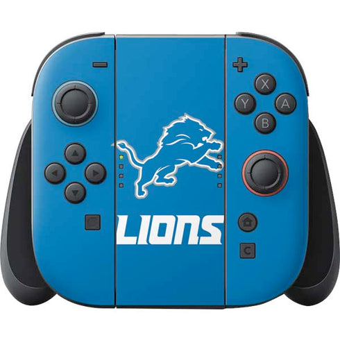 NFL Detroit Lions Distressed Nintendo Skins