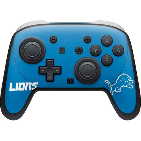 NFL Detroit Lions Distressed Nintendo Skins