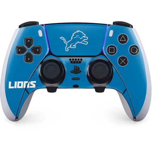 NFL Detroit Lions Distressed PS5 DualSense Edge Pro Controller Skin