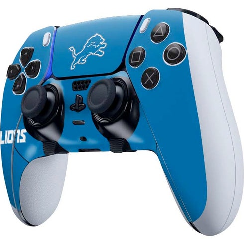 NFL Detroit Lions Distressed PS5 DualSense Edge Pro Controller Skin