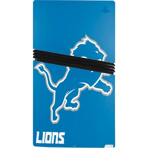 NFL Detroit Lions Distressed PS5 Pro Bundle Skin