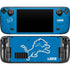 NFL Detroit Lions Distressed Steam Deck Handheld Gaming Computer OLED Skin