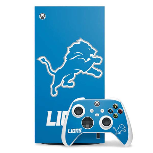 NFL Detroit Lions Distressed Xbox Series X Skins