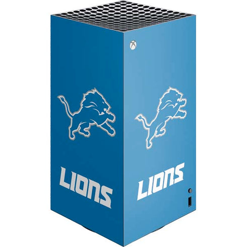 NFL Detroit Lions Distressed XBox Series X Digital Edition Console Skin