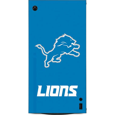NFL Detroit Lions Distressed XBox Series X Digital Edition Console Skin