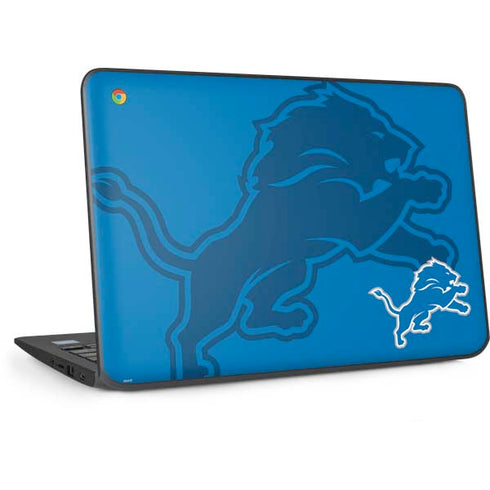 NFL Detroit Lions Double Vision HP Chromebook Skin