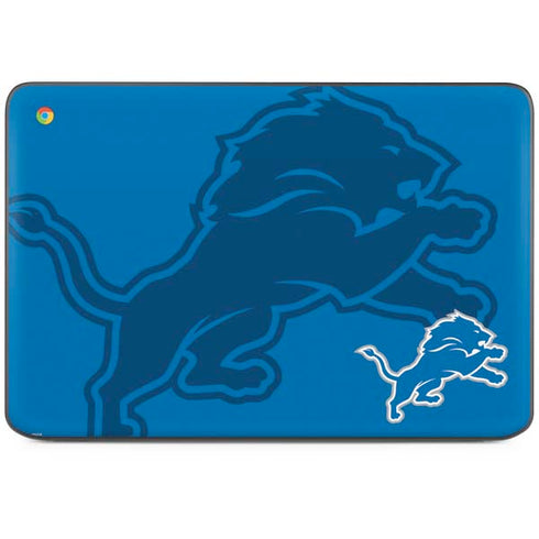 NFL Detroit Lions Double Vision HP Chromebook Skin