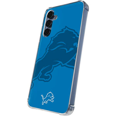 NFL Detroit Lions Double Vision Galaxy A35 5G Clear Case