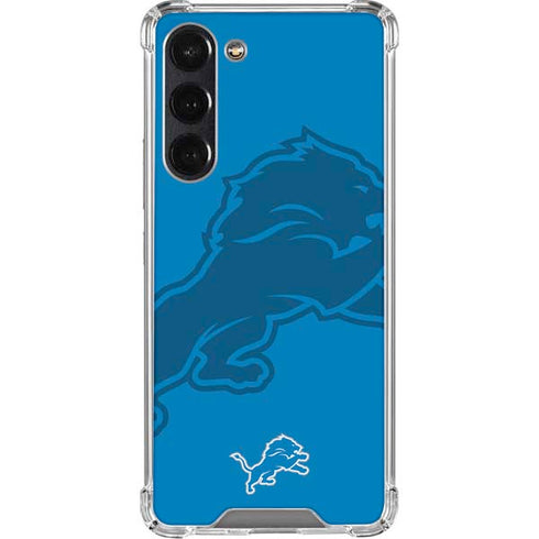 NFL Detroit Lions Double Vision Galaxy S24 FE Clear Case