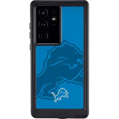 NFL Detroit Lions Double Vision Galaxy S24 Ultra Waterproof Case