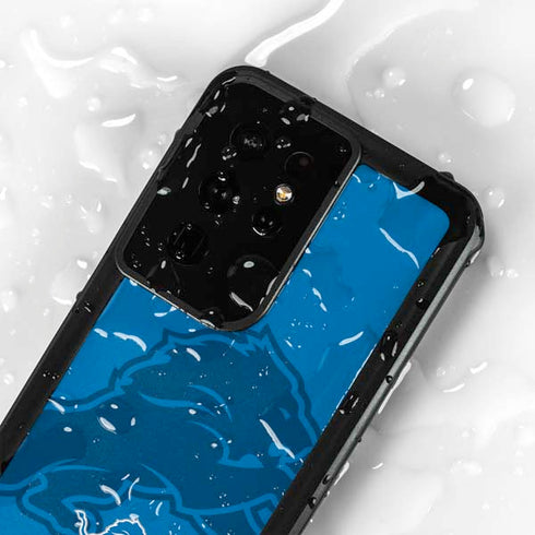NFL Detroit Lions Double Vision Galaxy S24 Ultra Waterproof Case