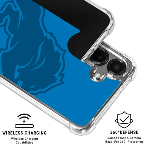 NFL Detroit Lions Double Vision Galaxy S26 Plus Clear Case