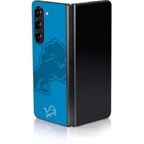 NFL Detroit Lions Double Vision Galaxy Z Fold5 5G Skin