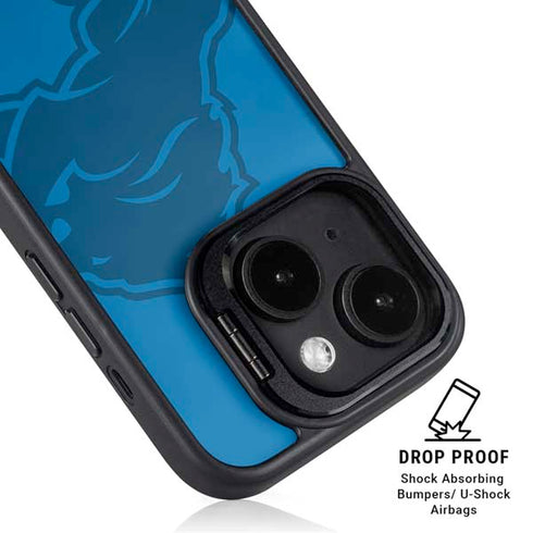 NFL Detroit Lions Double Vision iPhone 14 Kickstand Case