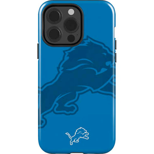 NFL Detroit Lions Double Vision iPhone 15 Pro Impact Case
