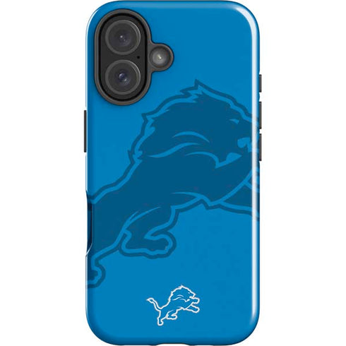 NFL Detroit Lions Double Vision iPhone 16 Plus Impact Case