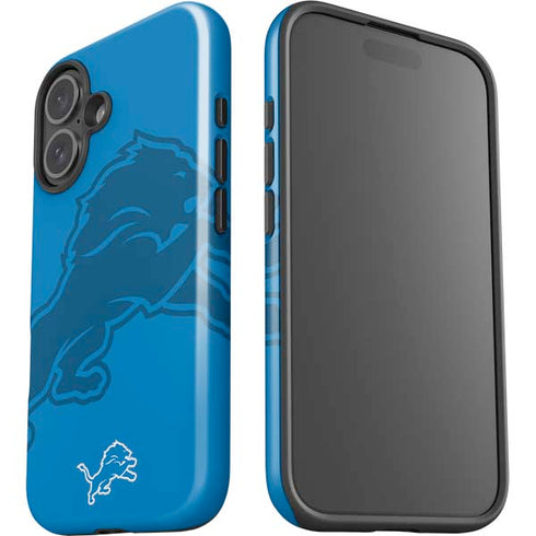 NFL Detroit Lions Double Vision iPhone 16 Plus Impact Case