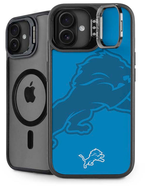 NFL Detroit Lions Double Vision iPhone 16 Plus Kickstand Case