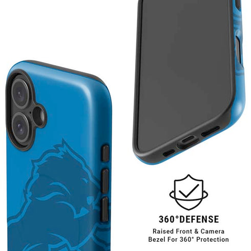 NFL Detroit Lions Double Vision iPhone 16 Plus Magsafe Impact Case
