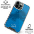 NFL Detroit Lions Double Vision iPhone 16 Pro Clear Case