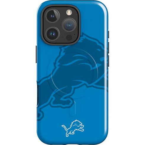 NFL Detroit Lions Double Vision iPhone 16 Pro Magsafe Impact Case