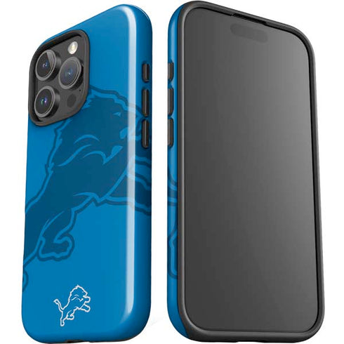 NFL Detroit Lions Double Vision iPhone 16 Pro Max Impact Case