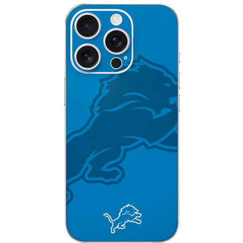 NFL Detroit Lions Double Vision iPhone 16 Pro Skin