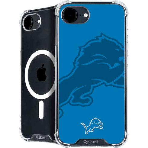 NFL Detroit Lions Double Vision iPhone 16e MagSafe Case