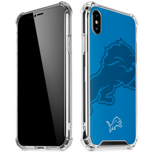 NFL Detroit Lions Double Vision iPhone X/XS Clear Case