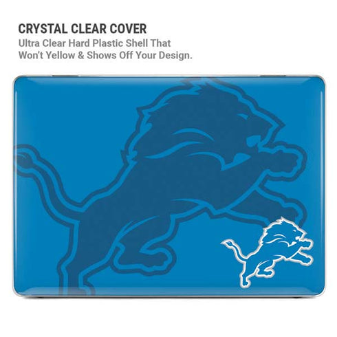 NFL Detroit Lions Double Vision MacBook Pro 14in (2021-24) Case plus Skin