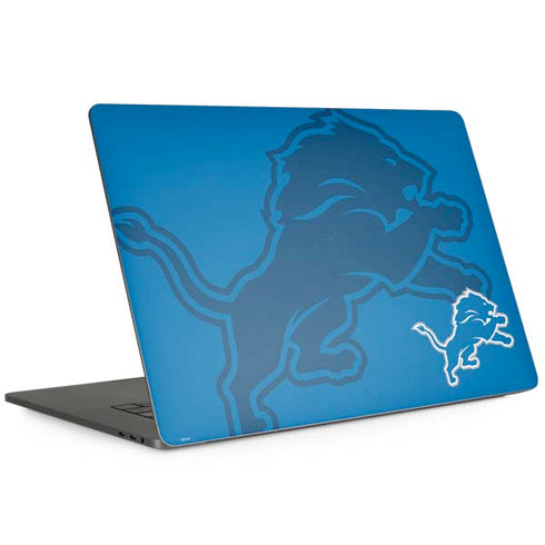 NFL Detroit Lions Double Vision MacBook Skins