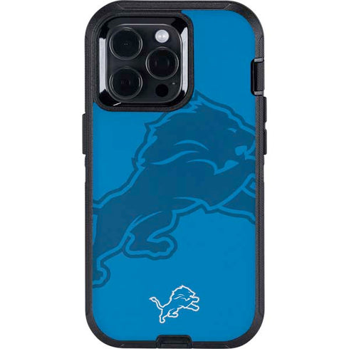NFL Detroit Lions Double Vision Otterbox Defender iPhone Skin