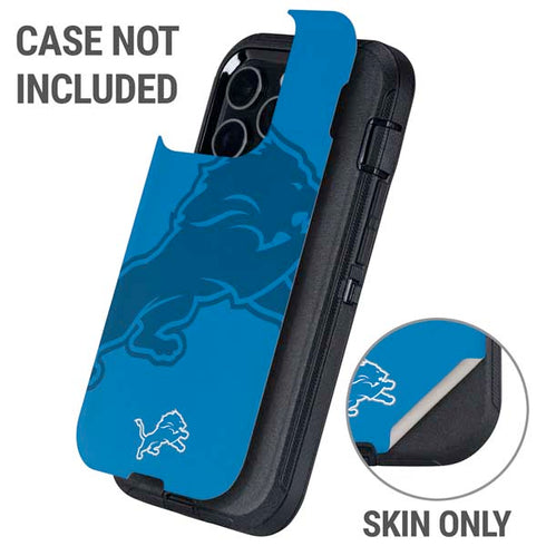 NFL Detroit Lions Double Vision Otterbox Defender iPhone Skin