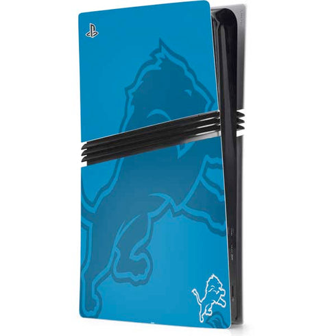 NFL Detroit Lions Double Vision PS5 Pro Console Skin