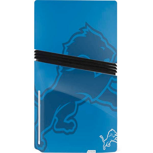 NFL Detroit Lions Double Vision PS5 Pro Disk Console Skin