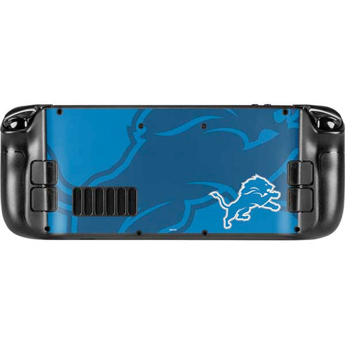 NFL Detroit Lions Double Vision Steam Deck Handheld Gaming Computer OLED Skin