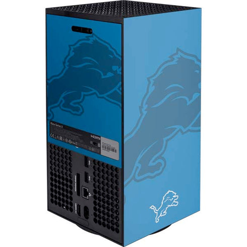 NFL Detroit Lions Double Vision XBox Series X Digital Edition Console Skin