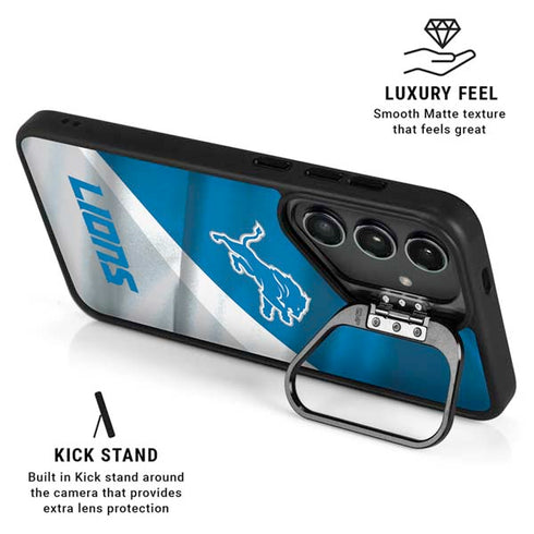NFL Detroit Lions Galaxy S25 Kickstand Case