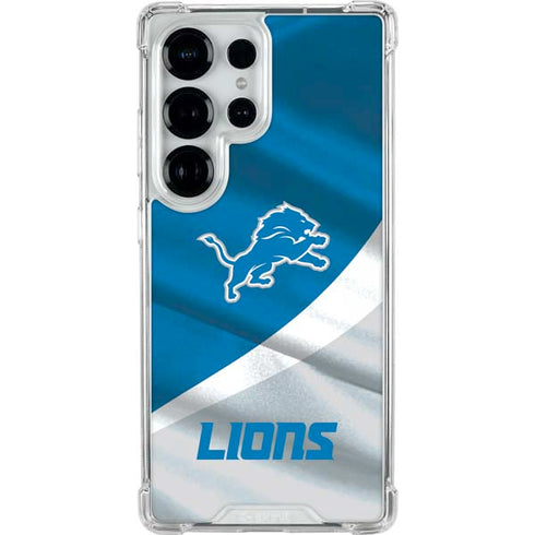 NFL Detroit Lions Galaxy S25 Ultra Clear Case