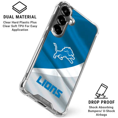 NFL Detroit Lions Galaxy S26 Plus Clear Case