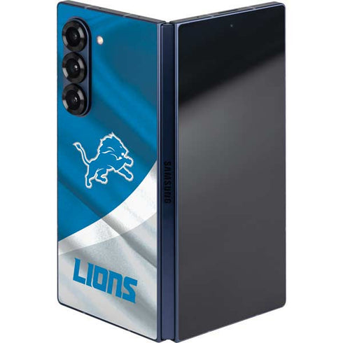NFL Detroit Lions Galaxy Z Fold6 Skin