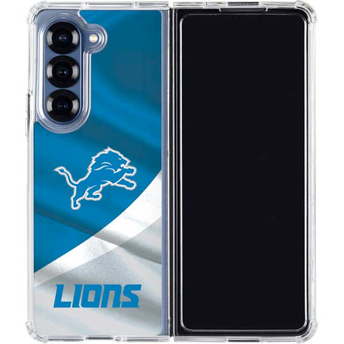 NFL Detroit Lions Galaxy Z Fold7 Clear Case