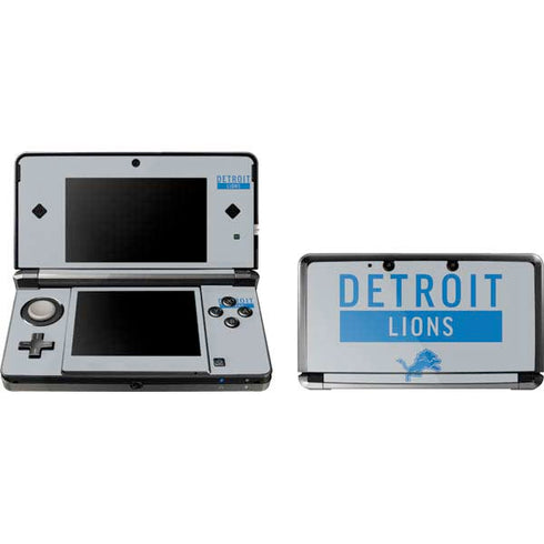 NFL Detroit Lions Grey Performance Series Nintendo Skins