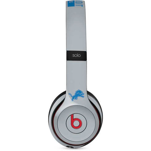 NFL Detroit Lions Grey Performance Series Beats Solo 3 Wireless Skin