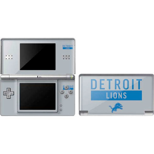 NFL Detroit Lions Grey Performance Series Nintendo Skins