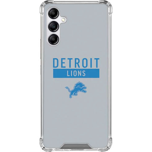 NFL Detroit Lions Grey Performance Series Gabb Phone 4 Clear Case