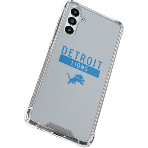 NFL Detroit Lions Grey Performance Series Gabb Phone 4 Clear Case