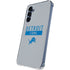 NFL Detroit Lions Grey Performance Series Galaxy A35 5G Clear Case