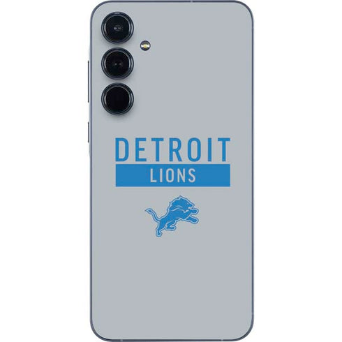NFL Detroit Lions Grey Performance Series Galaxy A35 5G Skin