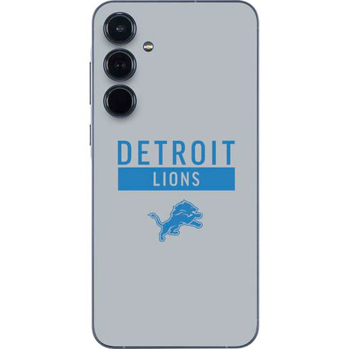 NFL Detroit Lions Grey Performance Series Galaxy A55 5G Skin